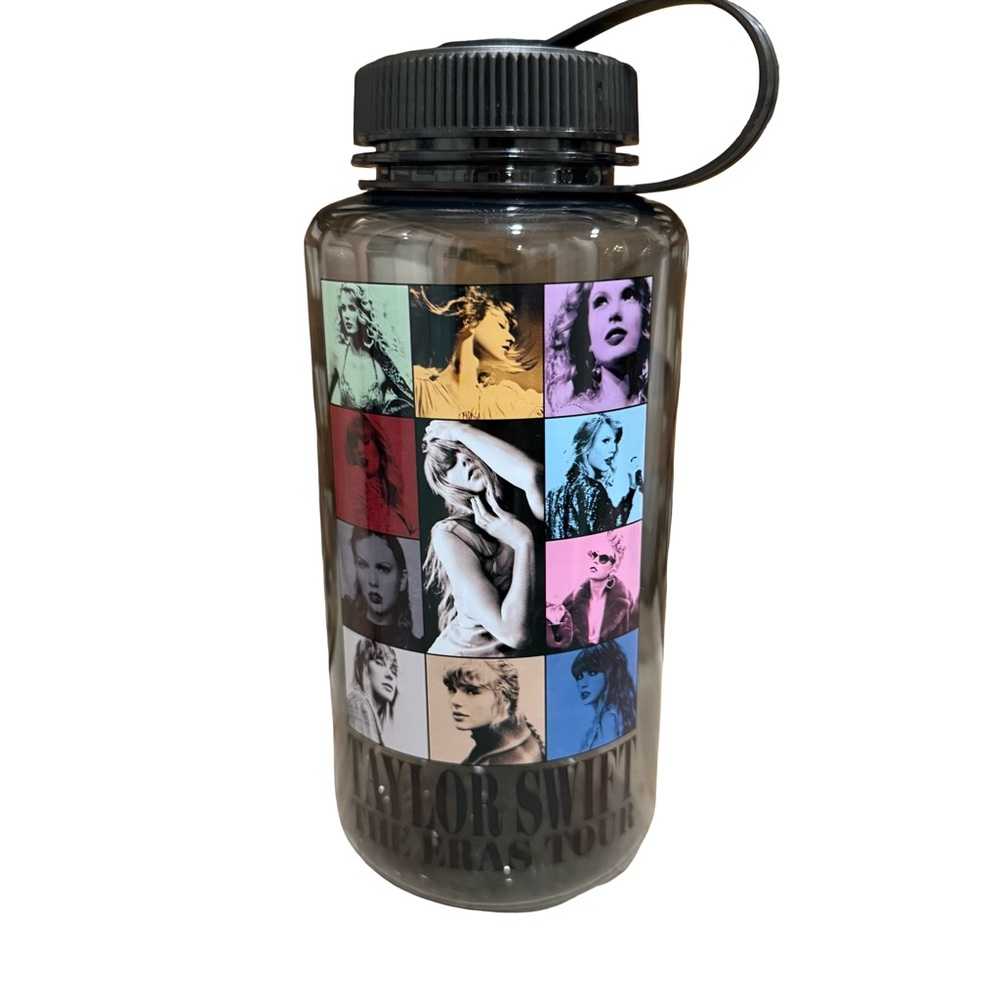 Taylor Swift Multicolor Collage Eras Tour Water Bottle